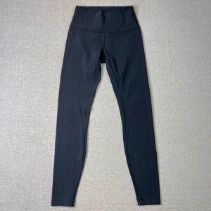 Lululemon Wunder Under Hi-Rise Tight Black Full-On Luxtreme 28 Size 6 W5AWAS